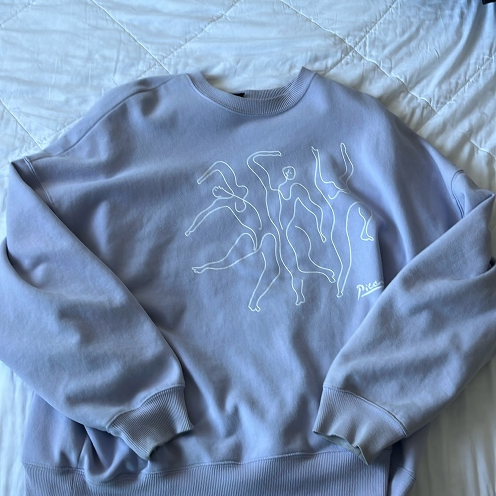 picasso inspired crewneck from pacsun